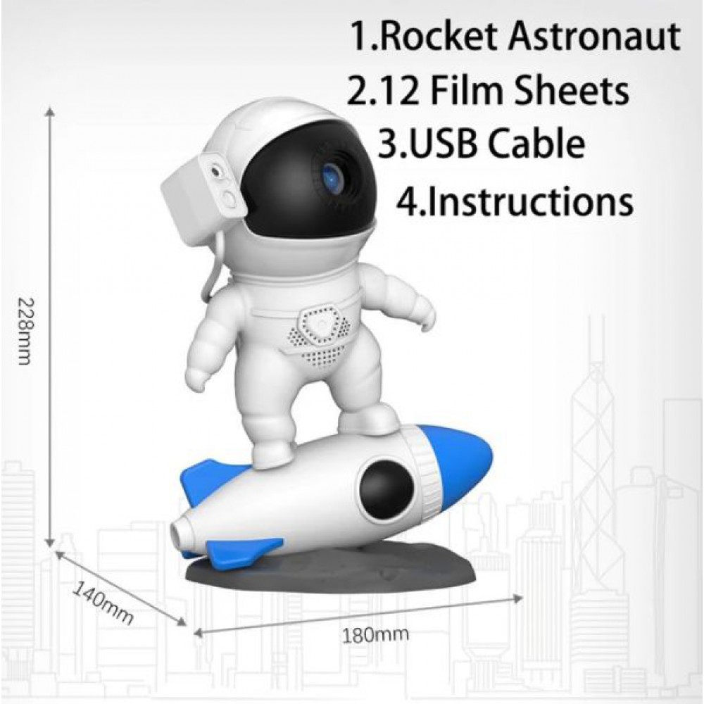 Ночник проектор звездного неба Космонавт - купить оптом по выгодной цене |  «Тренд-опт»