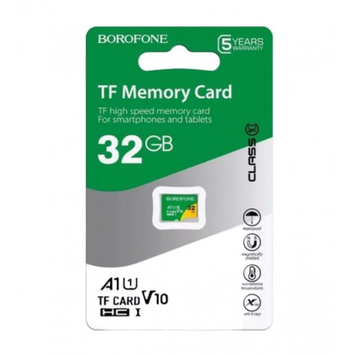 Карта MicroSD Borofone 32Gb