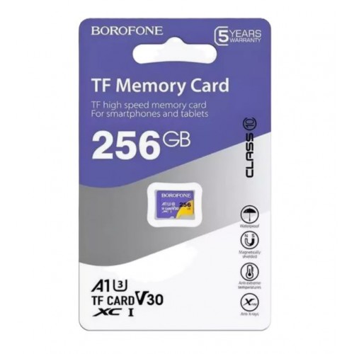 Карта MicroSD Borofone 256Gb